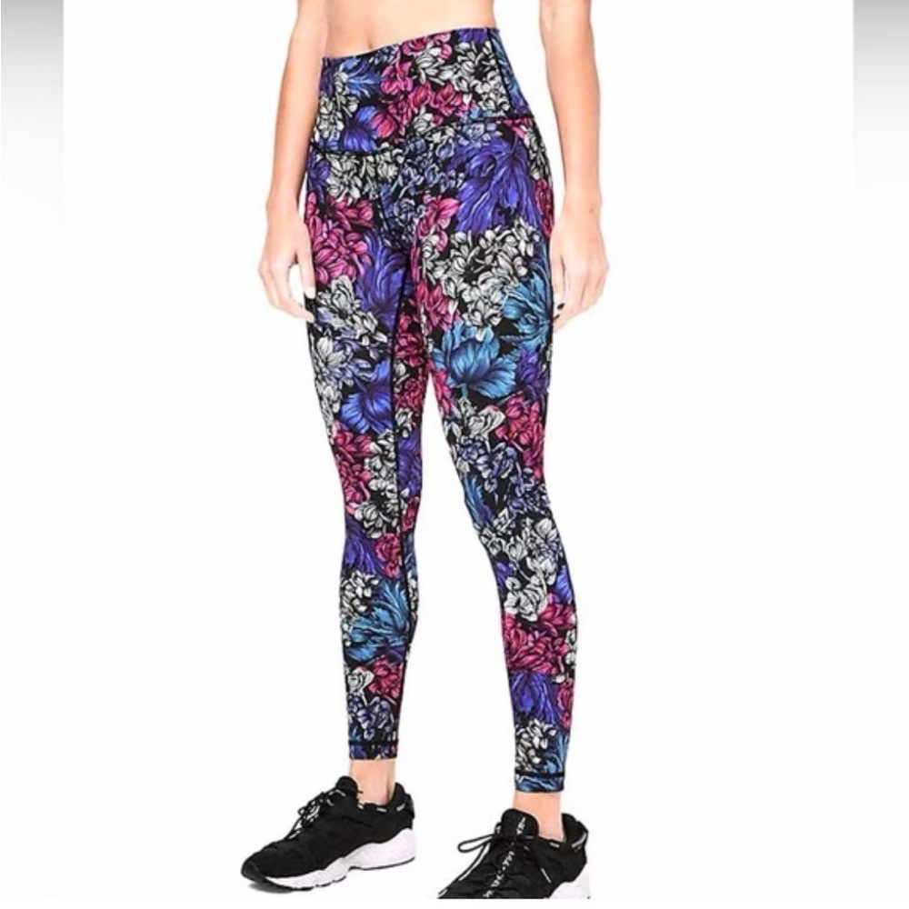 Lululemon Athletica Vibrant Floral Leggings